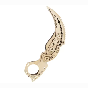Wooden Karambit Knife Model DIY Kit