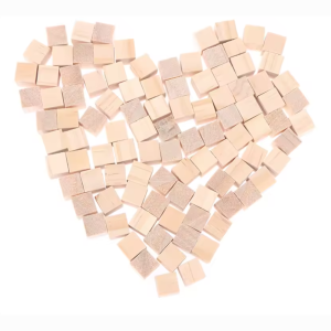 200PCS Wood Solid Cubes for Woodwork